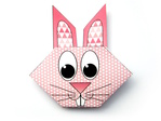 Origami rabbit head -- 11/05/14